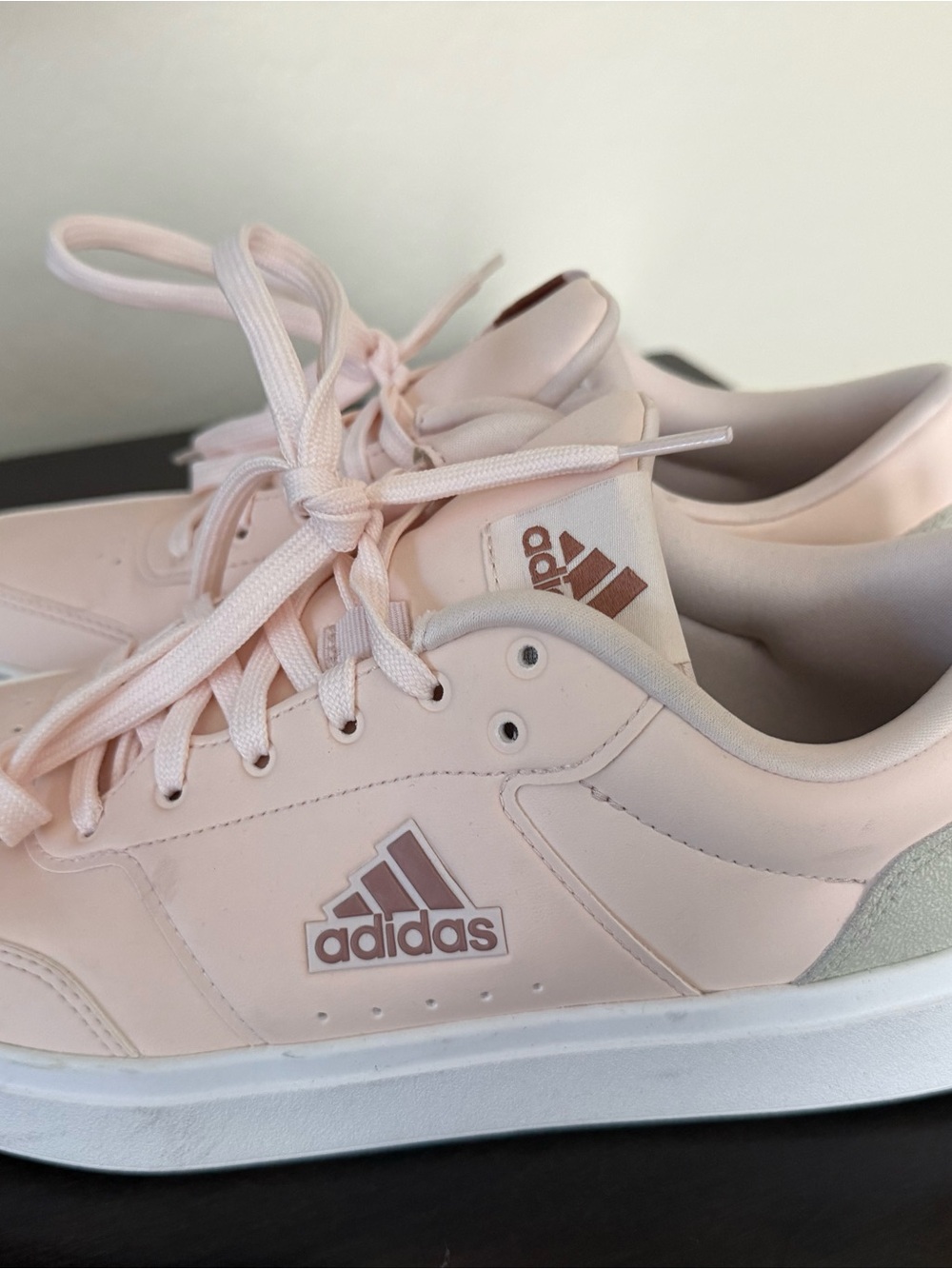 adidas Women’s Blush Pink Court-Style Sneakers size 10.5